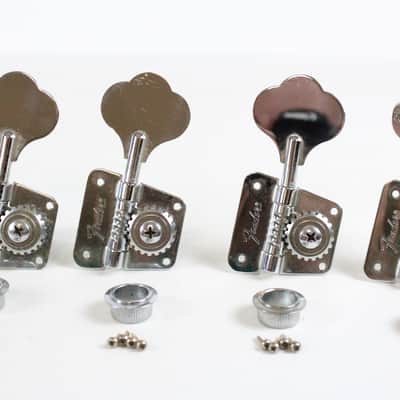 1976-1977 Vintage Fender Jazz/Telecaster/Precision Bass PBass Chrome ~Honest Patina~ TUNERS USA Tuning Pegs 1970s image 3