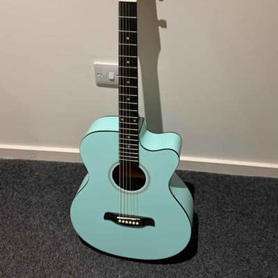 Brunswick BF100MGR Grand Auditorium Cutaway Acoustic Guitar - Mint Green image 3