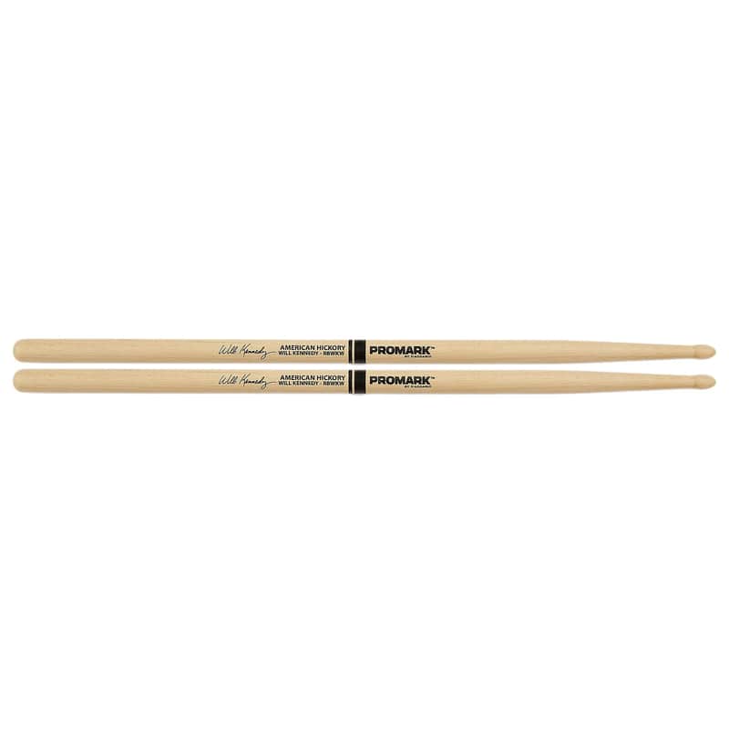 Pro-Mark RBWKW Hickory Will Kennedy Wood Tip Drum Sticks image 1