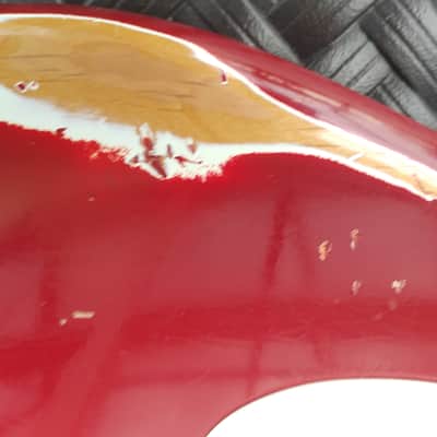 Fender Stratocaster1956-57/ NAMM 2000 Dakota Red over White image 3