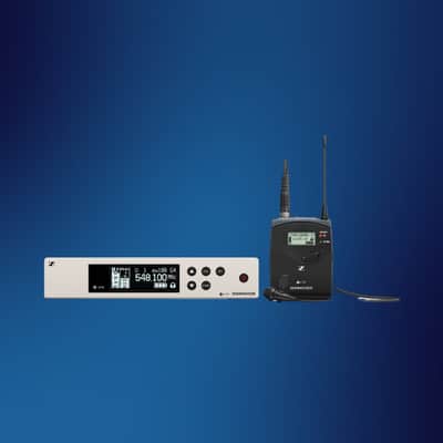Sennheiser EW 100 G4-ME2 Wireless Lavalier Microphone System-A1 Band *USA Small Business* image 2