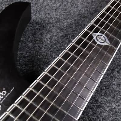 AGUDA Black hole 7 string Trans Black headless guitar image 4