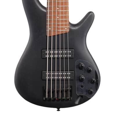 Ibanez SR306E 6 String Electric Bass Weathered Black image 3