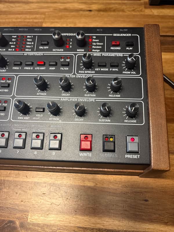 Sequential Prophet-6 Desktop 6-Voice Polyphonic Synthesizer 2018 - 2020 - Black with Wood Sides image 1
