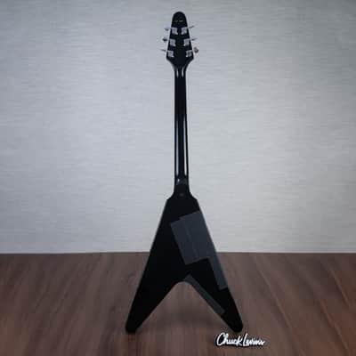 Gibson Custom Shop Kirk Hammet 1979 Flying V Electric Guitar - Ebony - #KH046 image 6