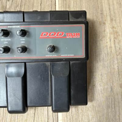 READ DOD TR3M metal electric guitar multi effect pedal work station  - Black  vintage electric guitar image 7