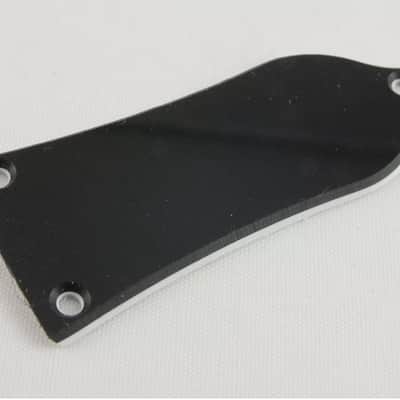 Truss Rod Cover Black 2-Ply Black 3-Hole Bell for Epiphone Les Paul image 8