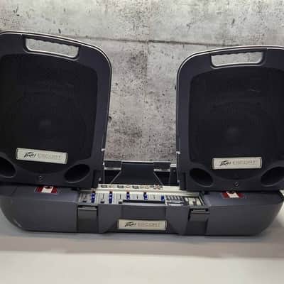 Peavey Escort 2000 Portable PA System w/ Mixer & Speakers Tested