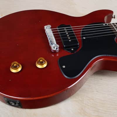 Orville Les Paul Junior Double Cut-Away LPJD-70 1990 Cherry Japan Licensed Gibson Jr DC w/ Gig Bag image 6