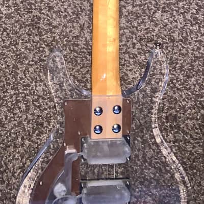 Vintage 1960’s Conrad acrylic electric Bass Guitar made in japan image 8