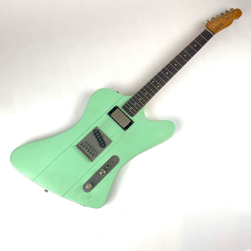 Big Tex Telecaster / Firebird, Tele Bird. 2000s - Seafoam Green Neck HB, Tellie rear  pickup.With Hardshell case. image 1