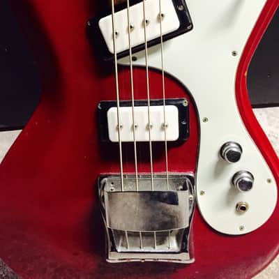Zen-On Morales Mosrite Hi Flyer 1968 Red image 2