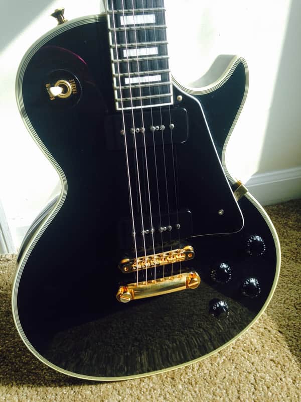 Edwards  E-LP-105CD/P Les Paul Custom Black Beauty Gibson '54 Reissue By ESP Gold Hardware inc Gigbag FREE SHIPPING! image 1