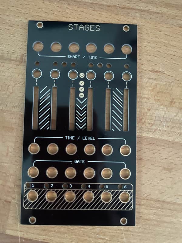 Oscillosaurus Mutable Instruments Stages Black Replacement Panel image 1