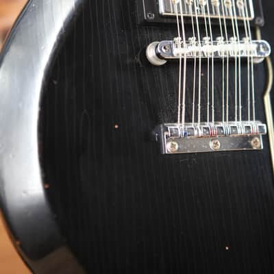 Gibson SLASH 1966 EDS-1275 DOUBLENECK - SIGNED/AGED 2019 - Black image 6
