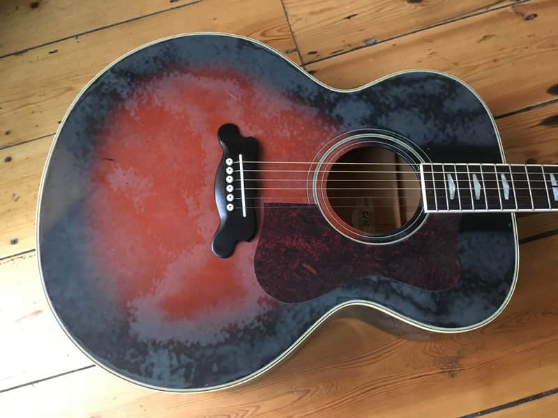 Yamaha CJ 12 Country Jumbo Acoustic Guitar Spares Or Repairs Working Project image 1