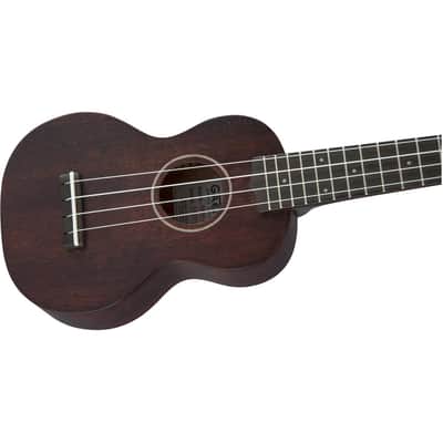 Gretsch G9100-L Soprano Long-Neck Ukulele with Gig Bag, Vintage Mahogany Stain image 7