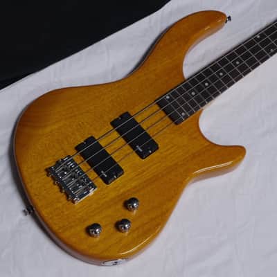 DEAN Edge 1 4-string BASS guitar NEW Amber w/ TG LIGHT CASE - Chrome Hardware image 4