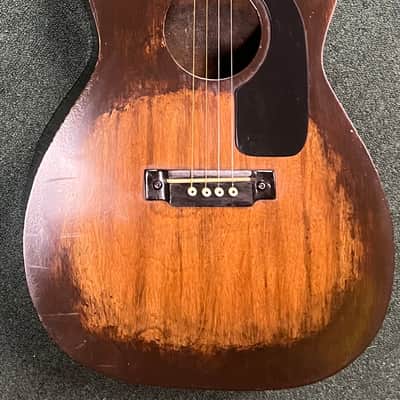 Stella Tenor Acoustic Guitar 1960’s - Tobacco Burst image 2