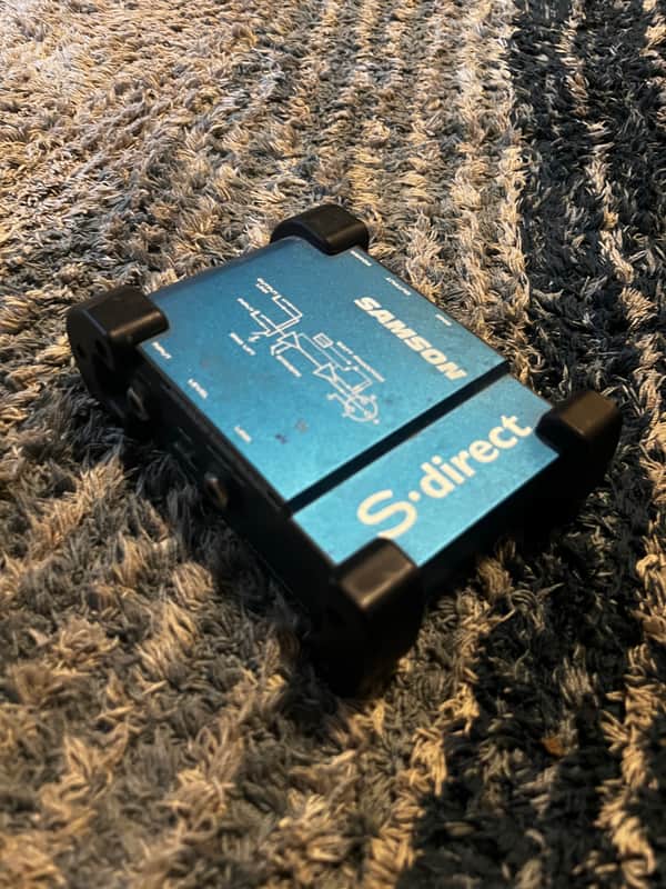 Samson S-Direct Plus S Class Mini Stereo Direct Box 2010s - Blue/Black image 1
