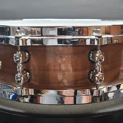 Cadeson Drum Co. 4"x14" Piccolo Snare Drum 1970's - WALNUT MAPLE BIRCH & CHERRY image 8