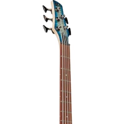 Ibanez SR405EQM-SCB 5-String Bass Quilted Maple Stained Cosmic Blue Starburst Jatoba Fretboard image 9