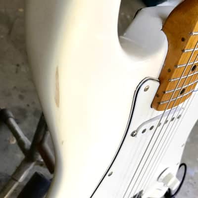 Schecter with Roland GR-09 Synth Strat Style Unique One of a Kind late 1970's - White image 20