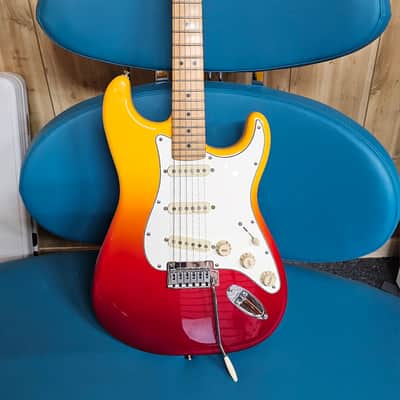 Fender Player Plus Stratocaster Guitar Tequila Sunrise image 1