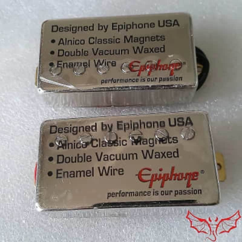 Epiphone Classic Alnico Neck and Bridge Humbucker Pickups Set For Epiphone Les Paul SG DOT image 1