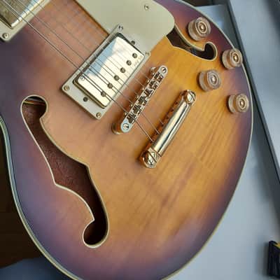 R. M. Olsen Les Paul Semi-Hollow Early 2000s - Satin tobacco sunburst Trey Anastasio ? 6.4 lbs image 18