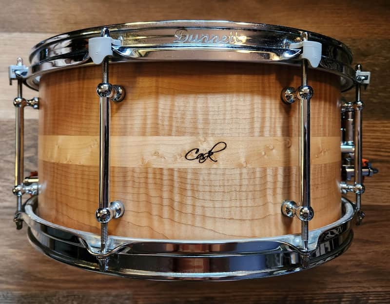 Cask Drum Craft/Dunnett Classic Solid Maple 2020 - Hand-rubbed Natural Antique Oil (14 coats) image 1