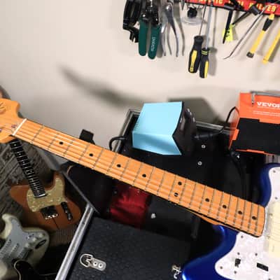 2023 Fender American Ultra Jazzmaster Cobra Blue w/ Maple Fretboard image 21