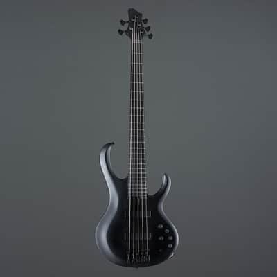 Ibanez Iron Label BTB625EX-BKF Black Flat - 5-String Electric Bass image 9