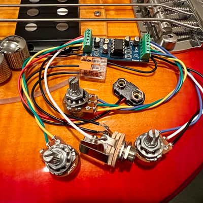 Boscoe MMSR77 kit - Classic Music Man StingRay Bass 2-band Preamp Replica image 2