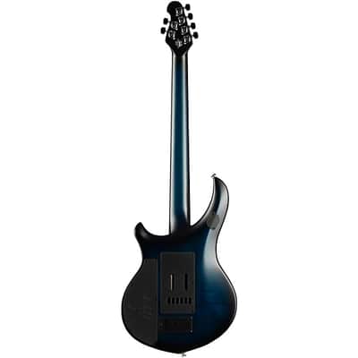 The Majesty Ernie Ball Music Man John Petrucci Majesty 6 Electric Guitar (NEW ARRIVAL) 2024 - Blue Silk image 4