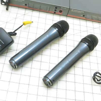 Sennheiser EW100 G3 Dual Rack Mount Wireless Receivers & SKM100 G2 Mics image 2