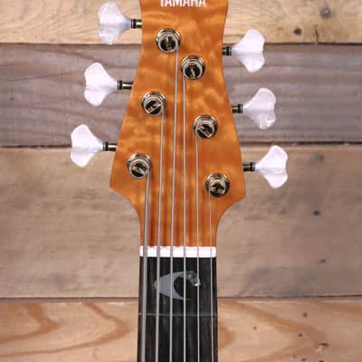 Yamaha John Patitucci Signature TRBJP2 6-String Bass Amber w/ Case image 6