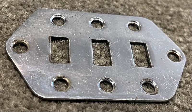 Fender Vintage Jaguar Pickup Selector Cover 1960’s - 1970’s - Chrome image 1