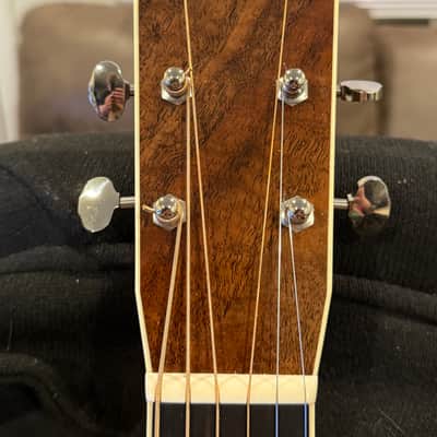 Santa Cruz OM Grand Figured Walnut and Adirondack Spruce Custom image 6