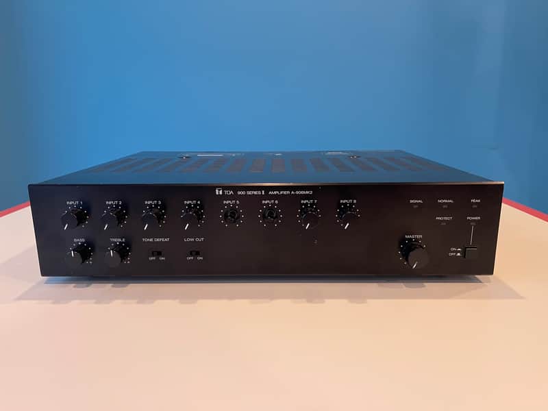 TOA 900 Series Amplifier A-906mk2 - Black image 1
