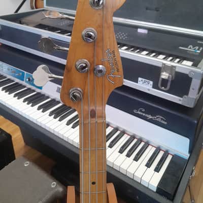 1957 Fender Precision Bass with Maple Fretboard - Black Refin image 3