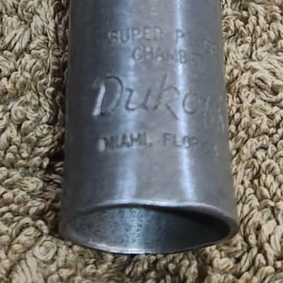 VINTAGE! Bobby Dukoff Super Power Chamber Miami Florida Mouthpiece Alto (D6) 1970s - Silverite image 3