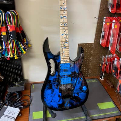 Ibanez JEM77P-BFP Steve Vai Signature 2015 - Present - Blue Floral Pattern image 2