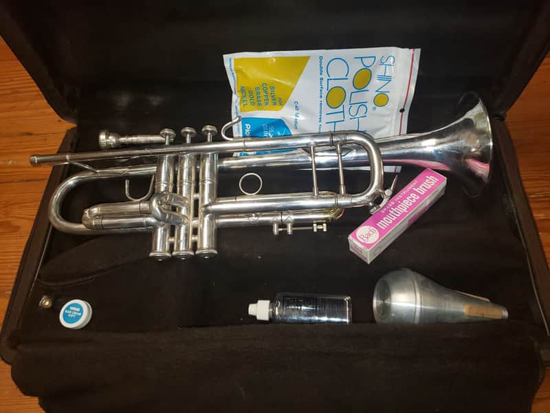 Bach Stradivarius 180S37 Silver Trumpet--Serviced, Chem Cleaned! image 1