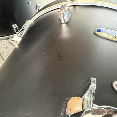 Pearl Decade Maple 22,10,12,16 Drum Kit - Satin Black Slate image 5