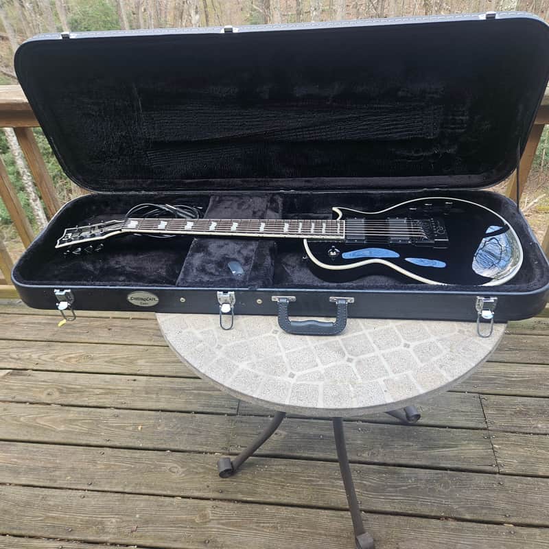 ESP LTD EC-1007 Baritone Evertune 2024 - Present - Black image 1