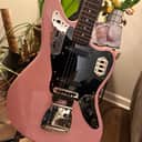 Squier CME Exclusive Jaguar Shell Pink Matching Headstock – Upgraded DiMarzios and Hipshot Locking tuners