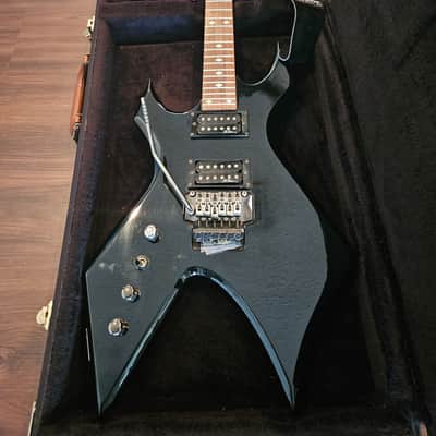 Left Handed 2002 BC Rich Warlock NJ Series - Black w/ case and more image 5
