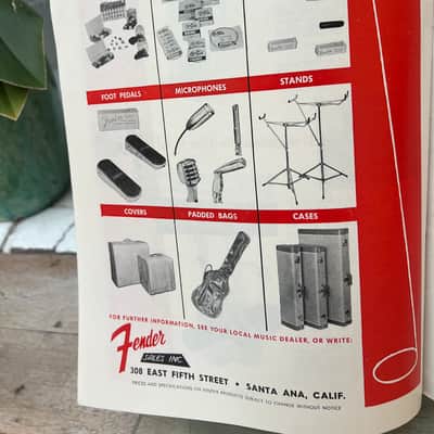 1955 Fender Catalog Pre CBS Telecaster Esquire Stratocaster Vintage Rare Case Candy image 7