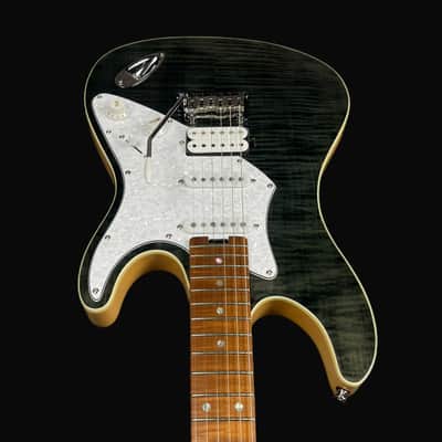 Aria Pro II Hot Rod Collection 714-MK2 Fullerton Black Diamond Electric Guitar image 4